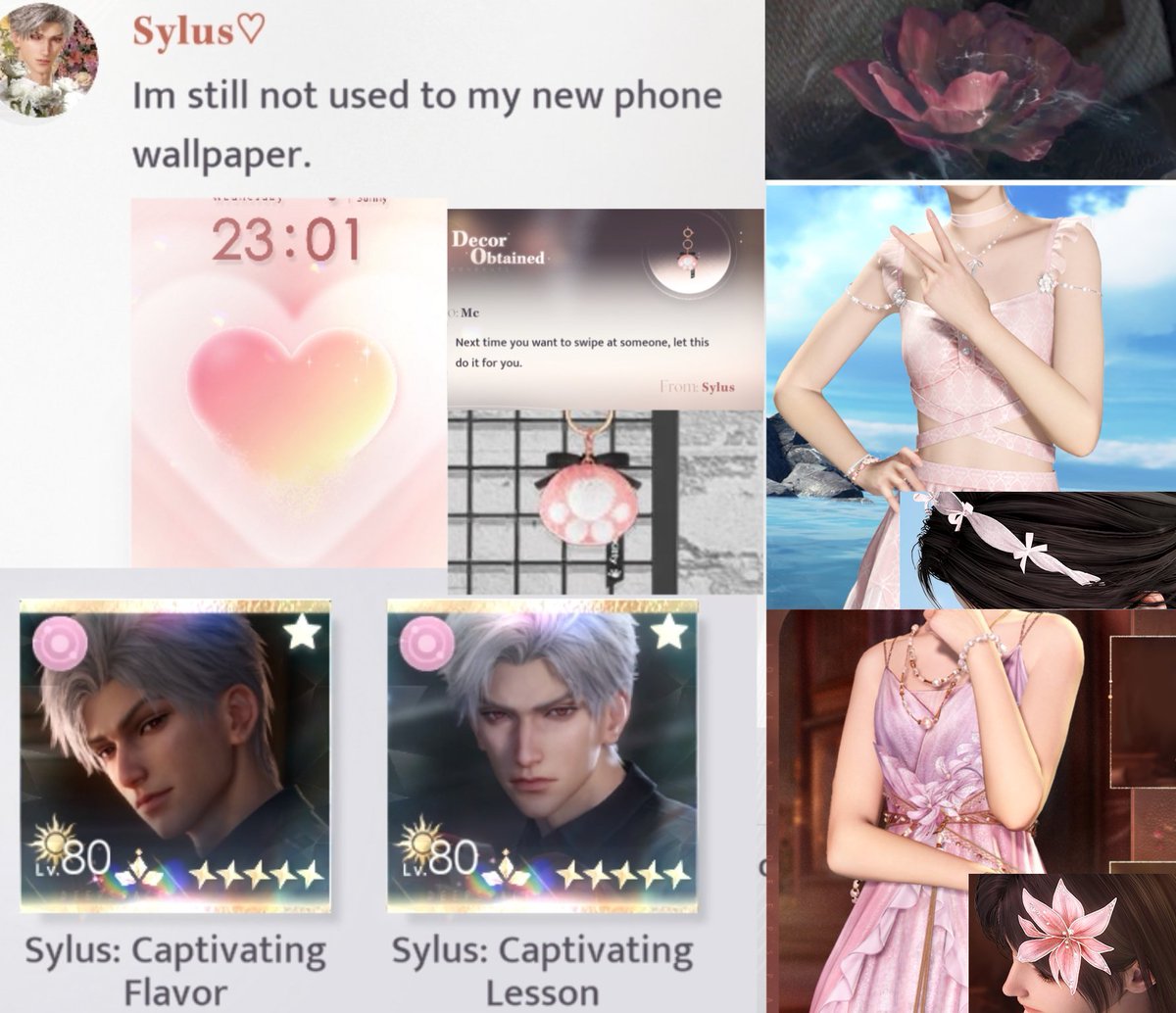 malicemizerlus's tweet photo. @sylus_the_loml Pink is literally one of his main colors https://t.co/YW1FHnveWY