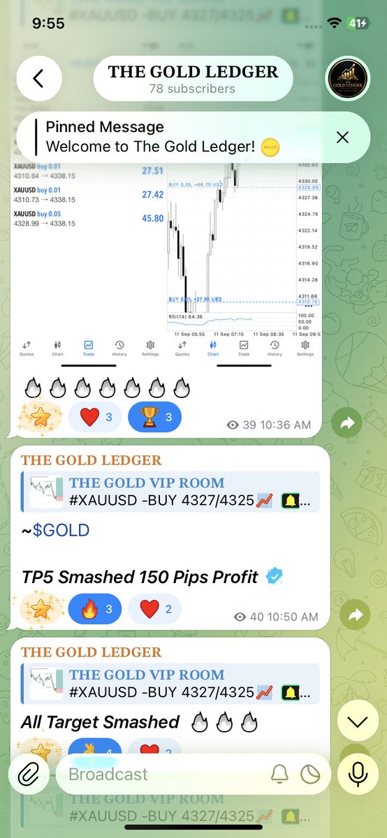 GoldLedger92's tweet photo. 🫶🏻 Welcome To You Boss/Mam 🤞🏻

🔥 Real Results Real Signals
https://t.co/jVuYALwAol

📈 Want to see more? Join my channel 👇
https://t.co/jVuYALwAol
🔗 Click the link &amp; join now! 🚀 https://t.co/WUDRbHIXju
