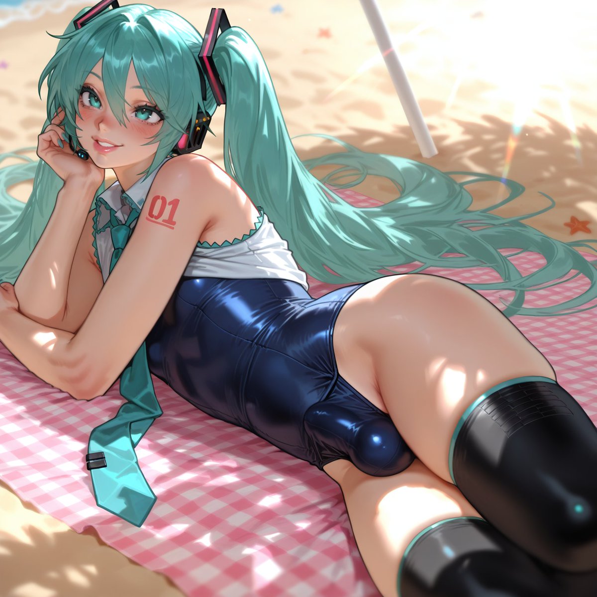 FemboyFutaHub's tweet photo. [FULL] Hatsune Miku Femboy 🥬🎤🎧

https://t.co/Pdfby9Xf5q https://t.co/J08iyBS9pU