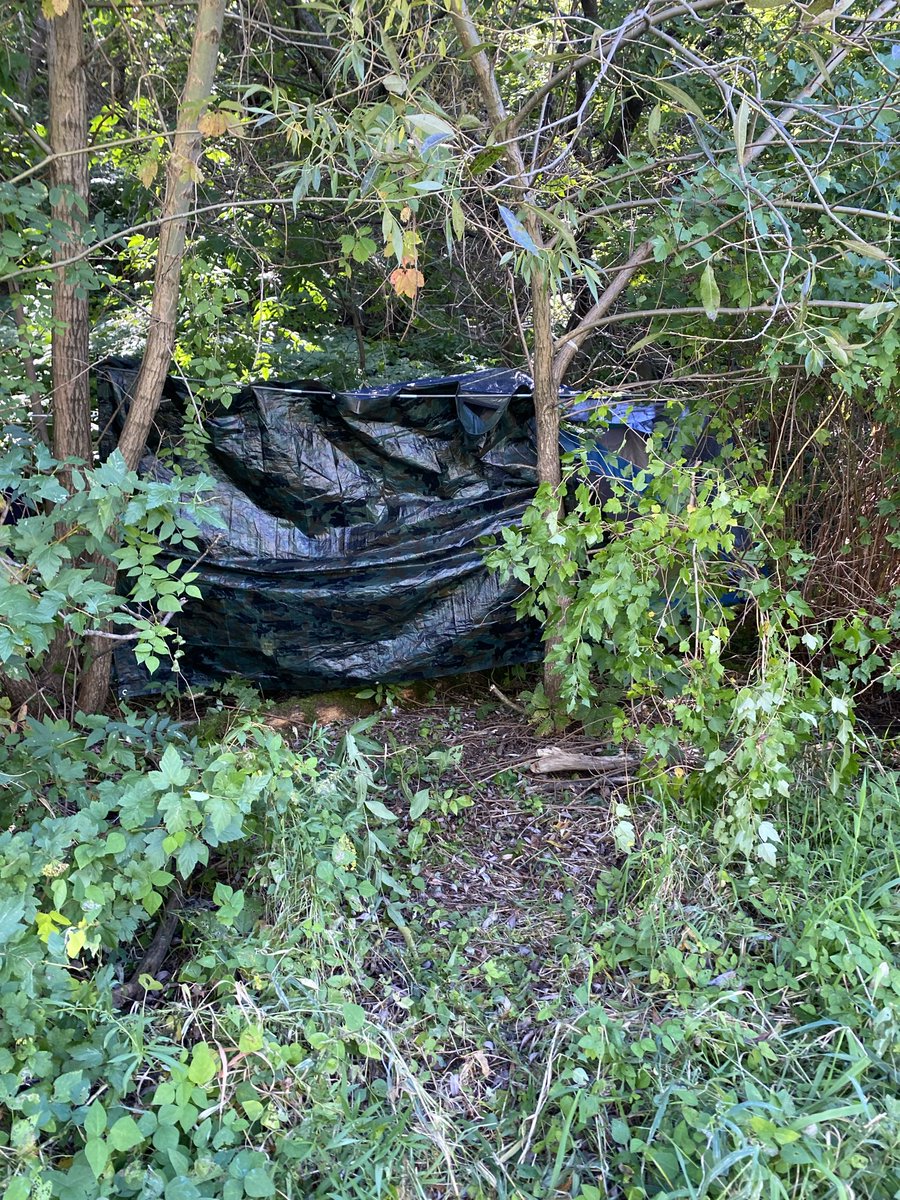 IndocileMedia's tweet photo. Comment savoir que la société dans laquelle vous vivez est un échec ? Quand des campements d’itinérants apparaissent dans un obscur boisé où les gens vont promener leur chien à Lévis. C’est là que tu sens pour de vrai que le déclin est réel ! https://t.co/KZtAUsjlWn