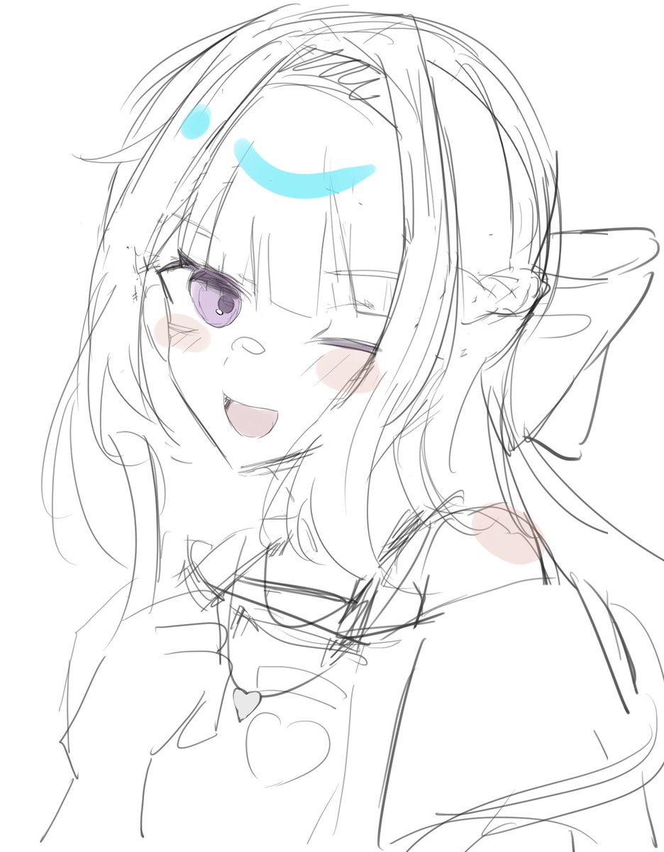 rizTRPG's tweet photo. ド深夜にらくがき　誰ロクほよん https://t.co/thnQbvBGAS