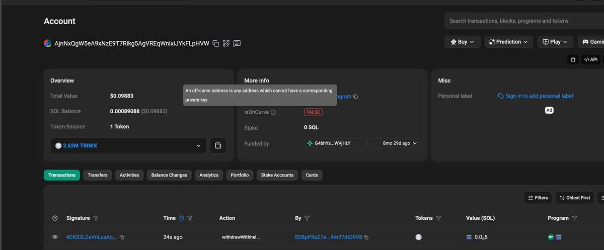 seeexbt's tweet photo. Stonkfun is secretly mishandling tax funds and placing over 7 figures into the team wallets. proof in image below👇 

stonkfun tax fees are manually handed and they are secretly sending tax profits from coins to their team wallets. we all know about one of the popular stonk wallets that gets free supply of coins and sells them on people buys.

what you don’t know is the tax we pay, a good amount of it goes to team wallets and not used for buy back or anything. the team is straight extracting money from us. 8 figs gone and no explanation of where that money is. send stinkfun to 0 asap

stonk wallet: 5KXDF6QnqhBj72hDtJNkkpFaQVUfbFXNybMsp3DiK6tD