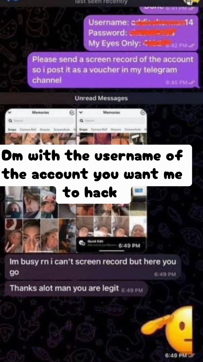 CholeEmma10k's tweet photo. Wanna figure out what your partner is hiding from you ?
Login Snapchat without the person finding out, my eyes only access
Come book a session with me  Dm on telegram https://t.co/RsmApseYCG https://t.co/SzOKhq8s93