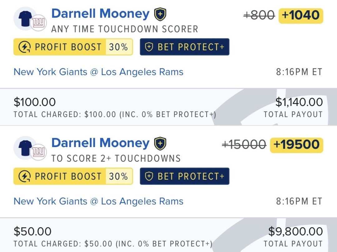 surebangpicks's tweet photo. MOONEY MOON SHOT! 🌙 +19500

$50 ➡️ $9.8K FOR 2 TUDDYS
$100 ➡️ $1.1K FOR 1!

GIANTS @ RAMS 8:16PM - WE UP?! 👇

https://t.co/IwHlyVShw1

@Playbook https://t.co/nK4euUinWd