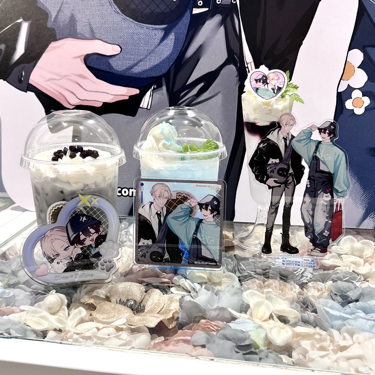 msxx__09's tweet photo. #柴崎さんのケモノみち 🐶🪄︎︎◝✩

白鳥先生と柴崎くんのドリンクも
色味ぴったりすぎる〜〜！👍🏻🫧

白鳥先生の私服めろい…💞( ᵕ_ᵕ̩̩ )

可愛すぎるバッグインあずたまも
しっかり拝んできました🤍🙏🏻

#N丸ふぁぼてりあ https://t.co/S8mfoe6eNa