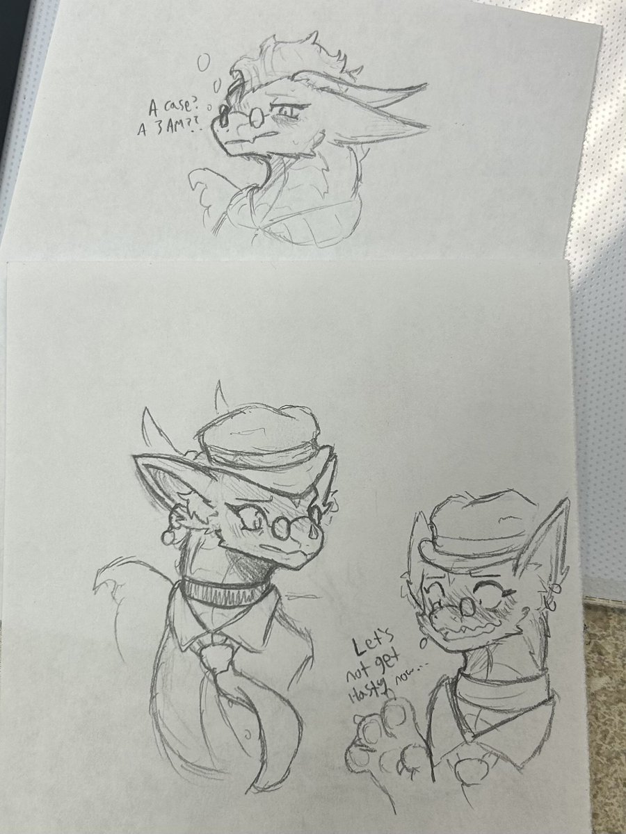 SkipadipDoodles's tweet photo. Care for a “Hard-Boiled” Dragon Detective? https://t.co/v7VlO4DgcS