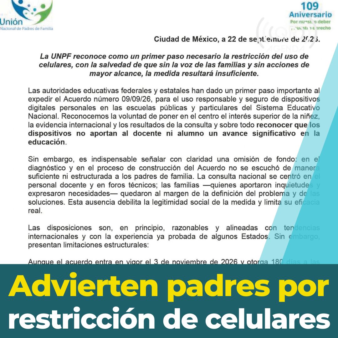 AQRNoticias's tweet photo. Cuestionan falta de inclusión familiar ante el nuevo acuerdo sobre el uso de dispositivos digitales
https://t.co/dz3opo6udN

😎 Agenda QR más cerca de ti, ahora en Whatsapp
https://t.co/9TprrjxOOS

#AgendaQR, #AkumalFM, #Educación, #Tecnología, #Escuelas, #PadresDeFamilia https://t.co/FWx0r3uvOG