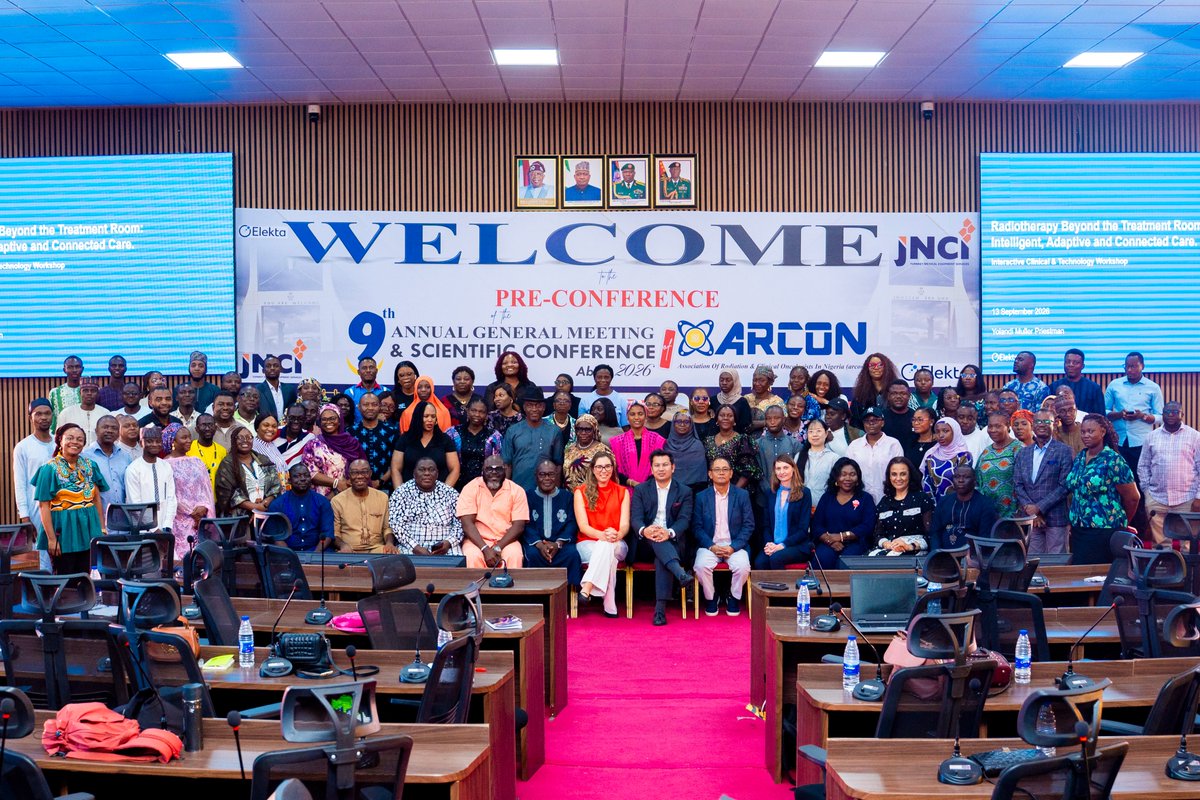 JNCILtd's tweet photo. We kicked off ARCON 2026 with a pre-conference workshop, facilitated by Elekta, exploring advanced technologies, treatment planning and adaptive care, while highlighting the importance of knowledge, collaboration and keeping patients at the centre of innovation.
#TeamJNCI https://t.co/io242W54VZ