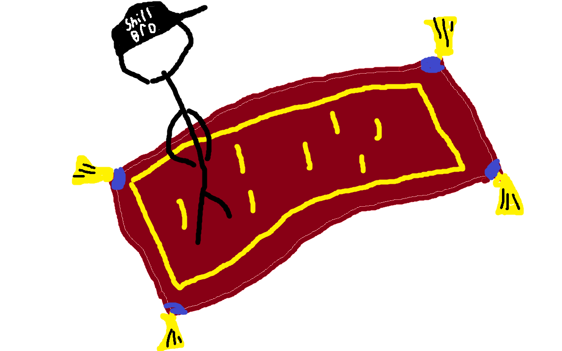 Shillbroski's tweet photo. Shill bro this is not a rug...but maybe a flying carpet.

CA: CfaoNA9D24xGqxVFjs3bqjyZWUd7UnbEyiyLaeuFpump https://t.co/pqv5r2S5Qi