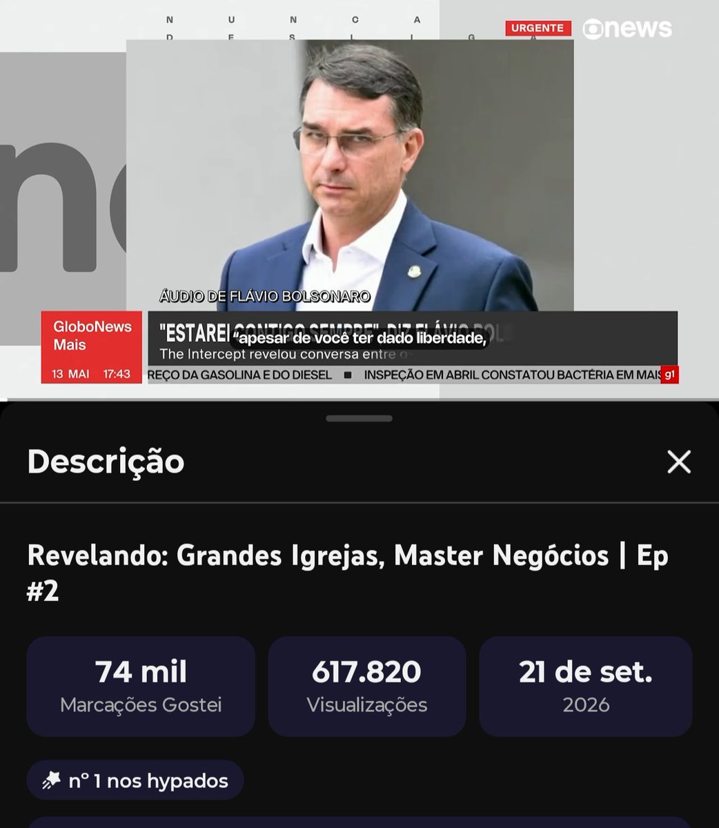 thogoCAM's tweet photo. Em menos de 24 horas já é o vídeo com mais Hypes no YouTube e alcançou mais de 617.000 visualizações ! Continuem compartilhando ! https://t.co/2PXtNhZDls