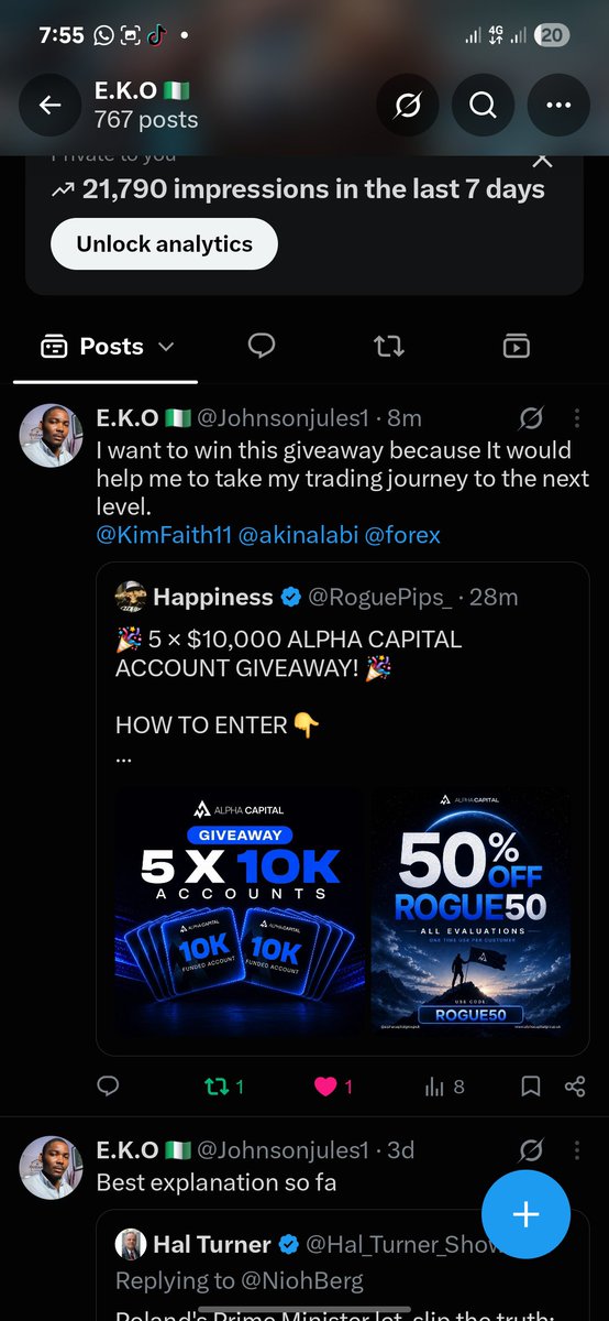Johnsonjules1's tweet photo. @traderexxx @Fxith_Onojx @ForeXTrading_XF https://t.co/1EeilkGENf