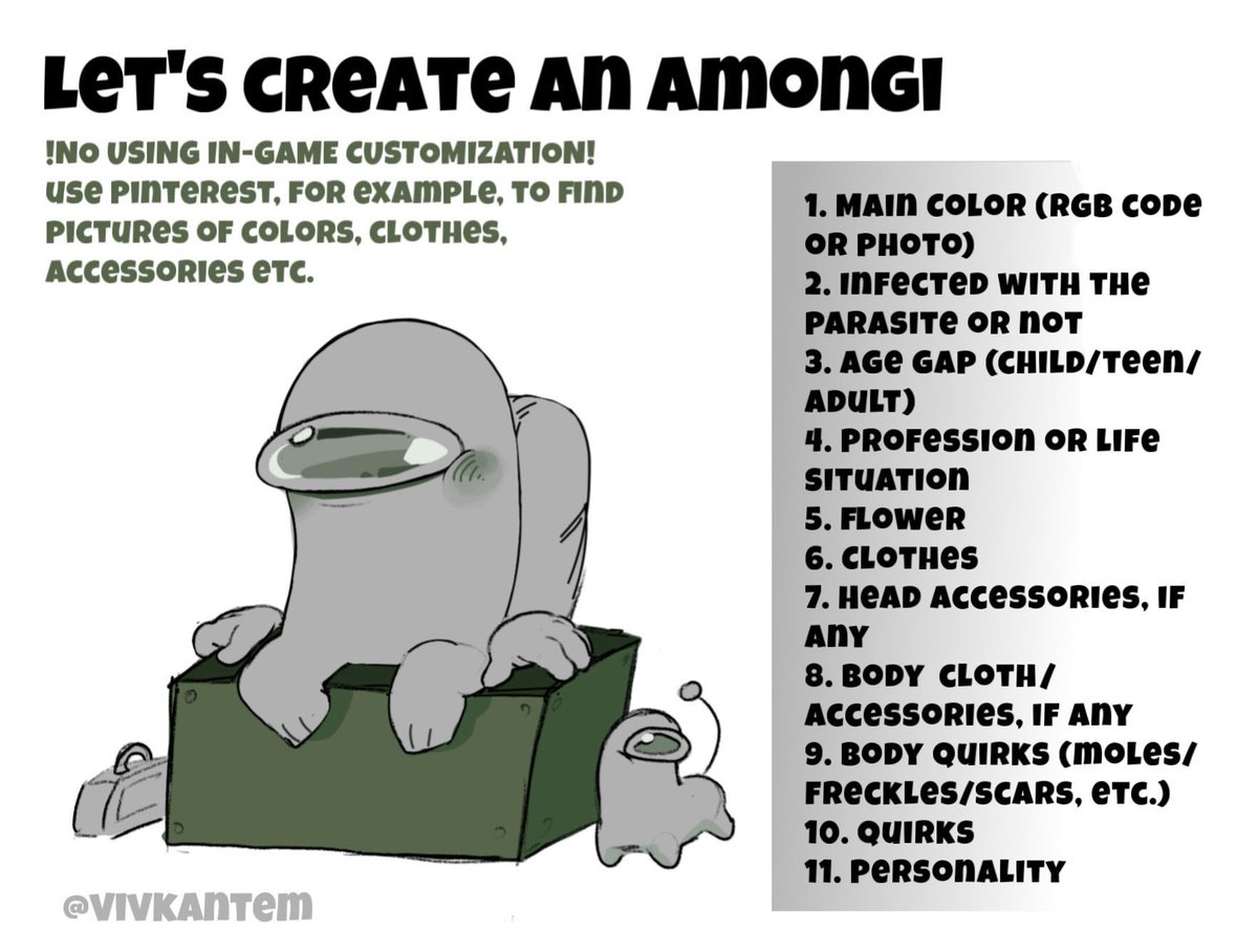 Vivkantem's tweet photo. Let’s do this in comments order! Download is available if you want to do this version too, it’s just a bit more detailed! 
#amongus #amongusoc https://t.co/oAkSSBeEaT