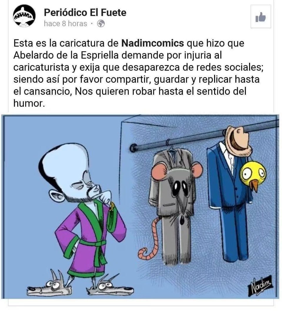 El_Muchachotris's tweet photo. Oigan @MLopezSanMartin y @Javier_Alatorre, ¿Se ven a pronunciar en contra de la censura de la derecha verdad? ¿VERDAD? https://t.co/8KGnLCKorM