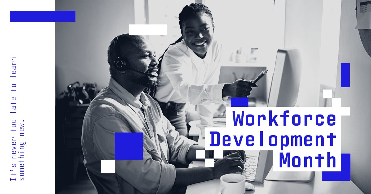 NASWAORG's tweet photo. It’s never too late to learn something new. 📚 

Adult education can help build the foundational skills one needs to pursue training &amp; employment opportunities. 

This #WorkforceDevelopmentMonth, we’re highlighting the many pathways that help people move forward. 

#NASWA https://t.co/rLOAEydnHP