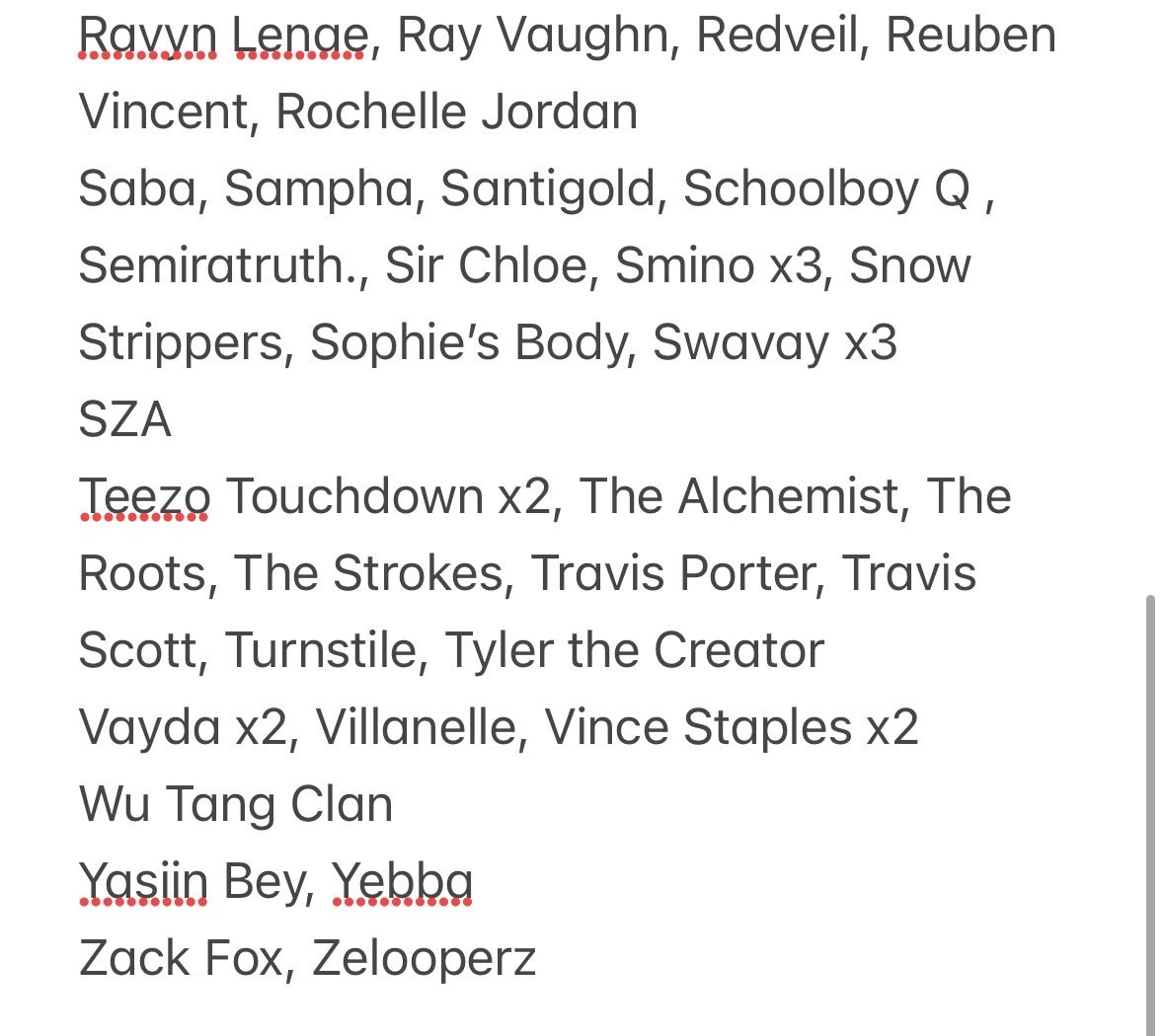 shajahdagreat's tweet photo. here are my artists I’ve seen live ! Not to mention I’ve met more than half my list or got stuff signed! #concerts
#lmkifthisvalid https://t.co/XMazWGTPvG