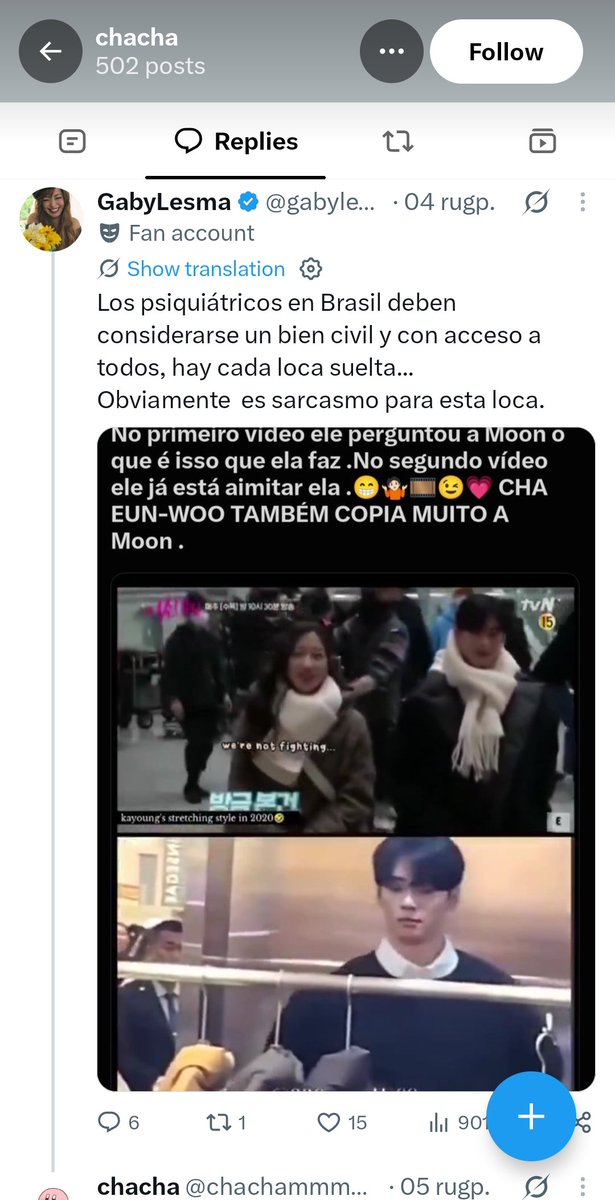 beyondrumor's tweet photo. @kai88_o @chachammmmmlll @fantagiogroup Sis, don’t pay attention to her. Just look at who she’s a fan of 😭 That says it all. Don’t waste your time on people like that - arguing with them is pointless.🐾🐾🐾 https://t.co/St2OY6hX8S