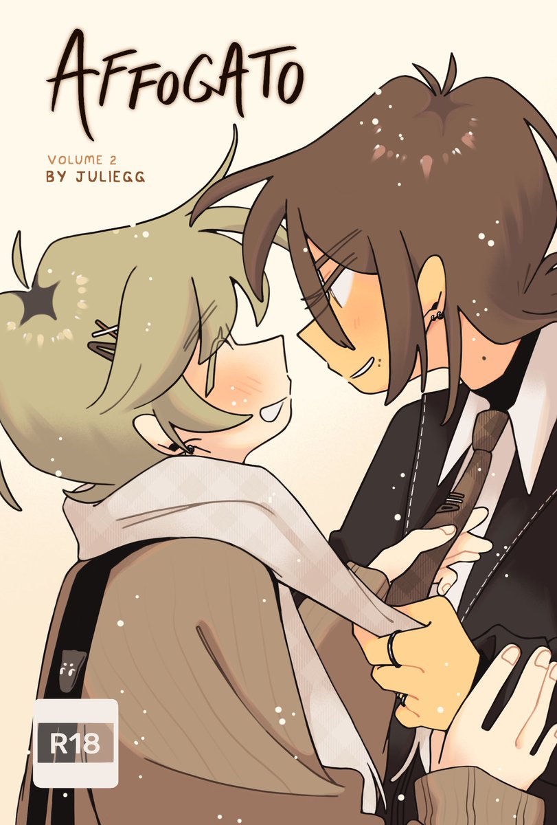 julie__eggs's tweet photo. volume 2 of my original BL "affogato" is now released !!! (人･ω･)
available digitally and physically ! links below~ https://t.co/hUZRN6RCAU