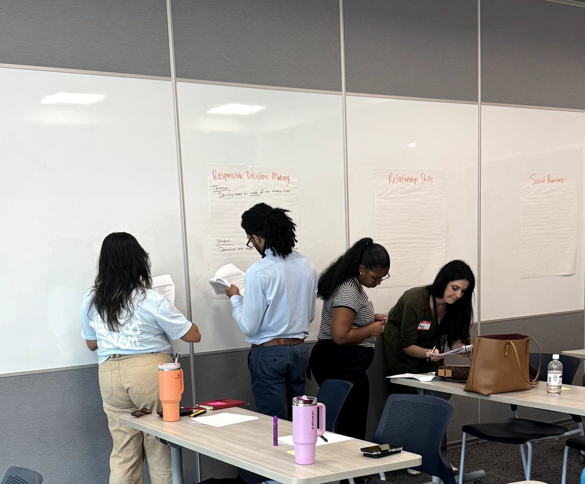 GCS_SEL_Office's tweet photo. We had our first Restorative Practices Training of the year! It is always amazing to engage staff in the importance of building community and strategies to foster health school climates. #RestorativePractices https://t.co/yc7BWH4N2e