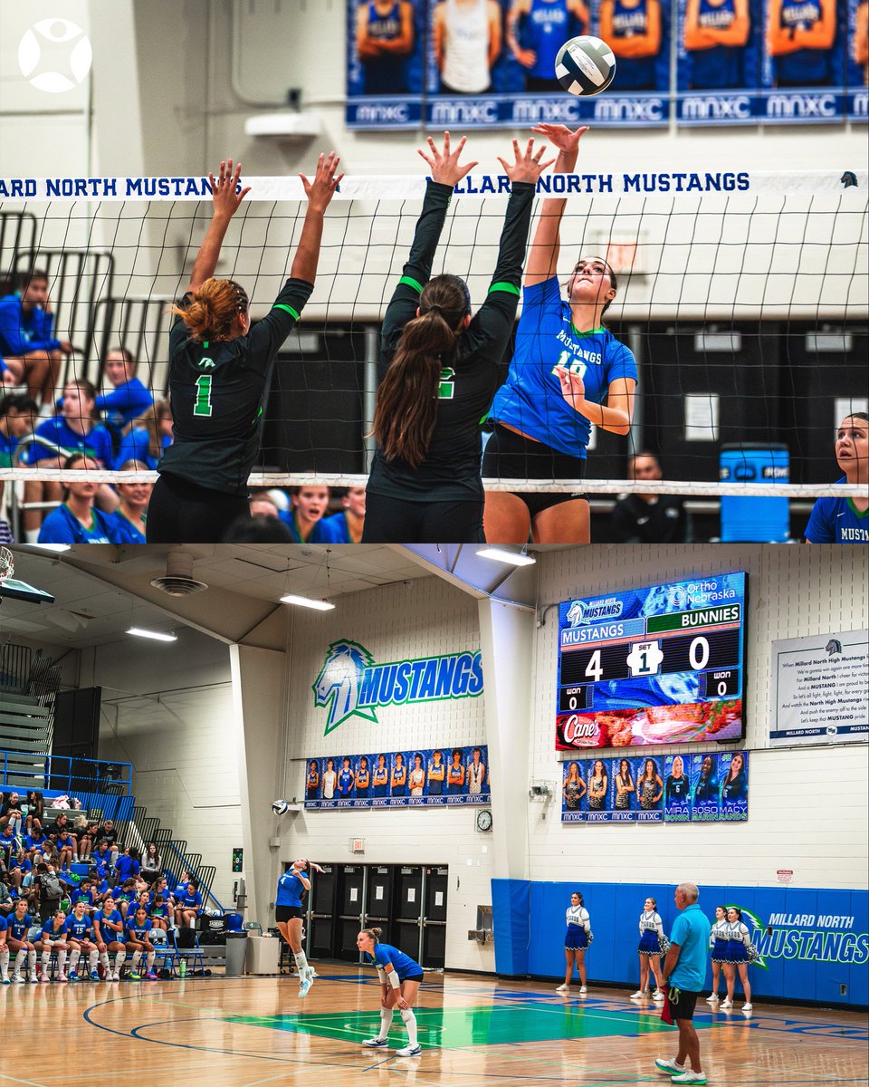 GetScoreVision's tweet photo. Winding back. ⏪

Another look at @MillardNorthVB’s game day atmosphere from a big win last week! 🏐🔥 https://t.co/a4Uk3gx6dn