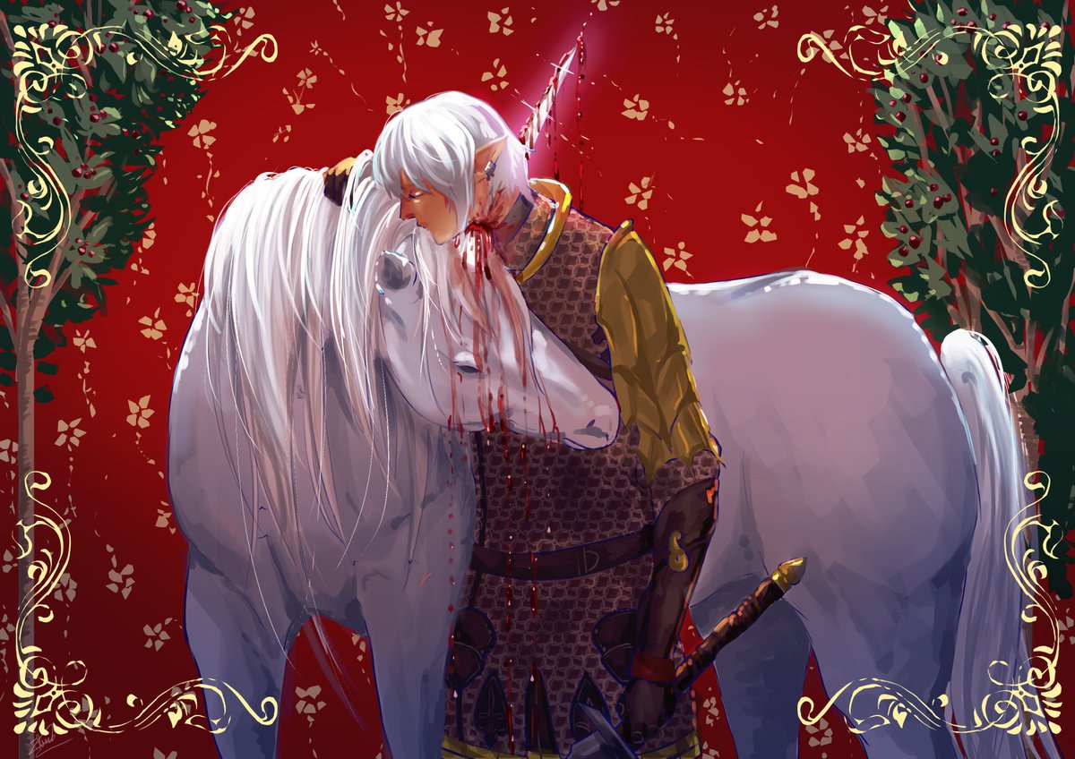 zelirth's tweet photo. Haurchefant my beloved #FFXIV https://t.co/oszlimwE13