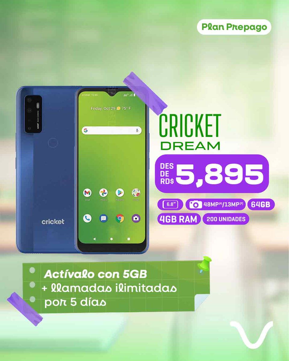 Viva_RD's tweet photo. El equipo que quieres, con los beneficios que necesitas para resolver las tareas. 🙌
Aprovecha nuestros equipos en oferta y actívate en Plan Prepago para llevarte 5GB + llamadas ilimitadas por 5 días. 📲😎
#VivaRD #OfertasDeEquipos #PlanPrepago #MásData #EstamosDeTuLado https://t.co/jW7Vdu8X2U