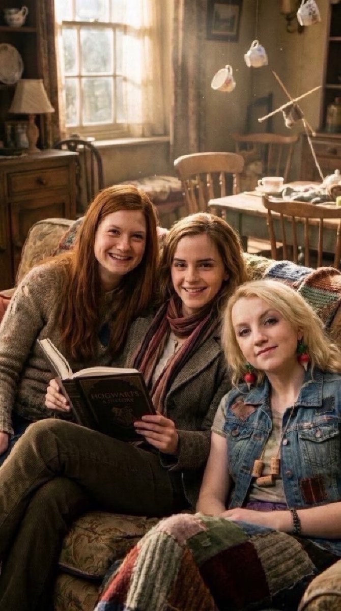 TheDailyHPotter's tweet photo. The “brave” trio 🔥 https://t.co/8iuOO0zyjN
