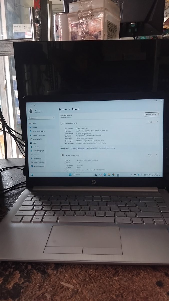 NurRohmandfcg's tweet photo. Hai kak,barang kali ada yang pengen
HP 14-S
PROSESOR INTEL INSIDE
RAM 8 GB
SSD 256 GB
WINDOWS 11  
Barang masih mulus dan terawat,cocok untuk kuliah dan kantoran https://t.co/8NxOcPCE0V