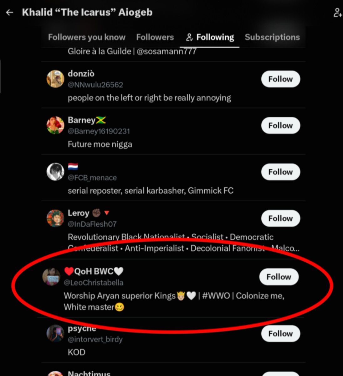 mistericxx2's tweet photo. That's literally a White male + black female account
And you are literally following BLAACHED accounts
#ConqueredNigtard #Colonized https://t.co/Vk3i32Jkqz