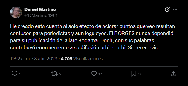 carlosadaneri's tweet photo. Resulta menester reconocer que este mequetrefe me supera en pedantería, che. https://t.co/banwqQfcP2