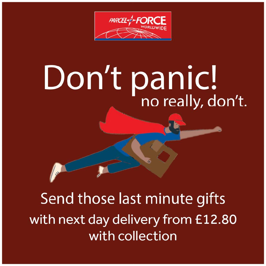 parcelforce's tweet photo. Looking for a last-minute save? We've got you covered 🦸 

You can send something last-minute with our next-day delivery from £12.80 including collection!

Book Online: https://t.co/4OHYZ3SS5s https://t.co/kdOGBOUA4d