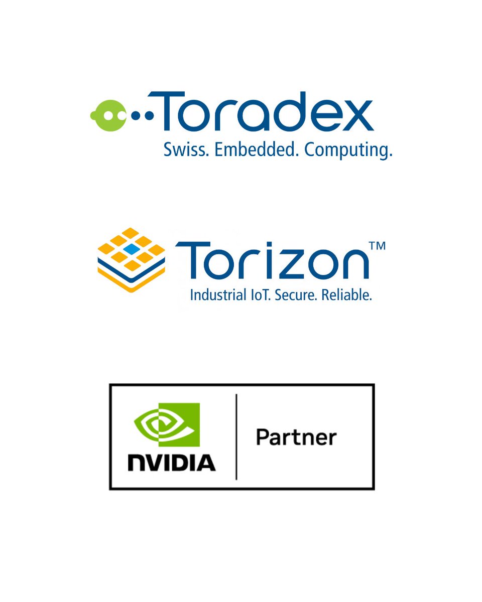 Toradex's tweet photo. Toradex has joined the @NVIDIA Partner Network (NPN) at the Compute competency – Solution Advisor, Partner level.

Torizon supports the NVIDIA Jetson Thor and NVIDIA Jetson Orin product families. Learn more: https://t.co/fwpa3FZyVv

#EmbeddedComputing #CyberSecurity https://t.co/qXAzheF9g2