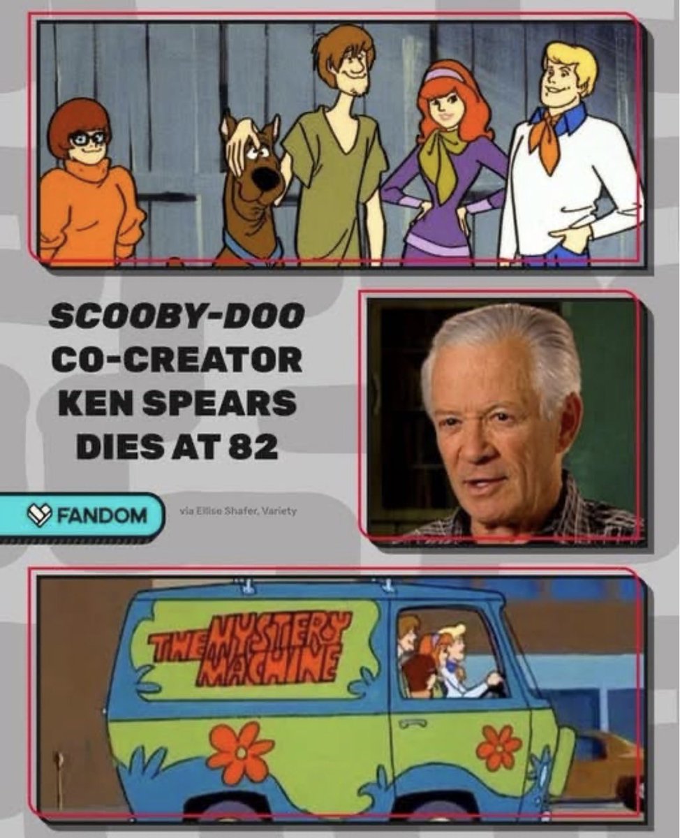 RCDad92's tweet photo. ZOINKS!

This celebrity death will go mostly unheralded, but not by me!😢

RIP Mr. Spears
#Scooby #scoobydoo
#MysteryInc https://t.co/bNtIAUEoq4