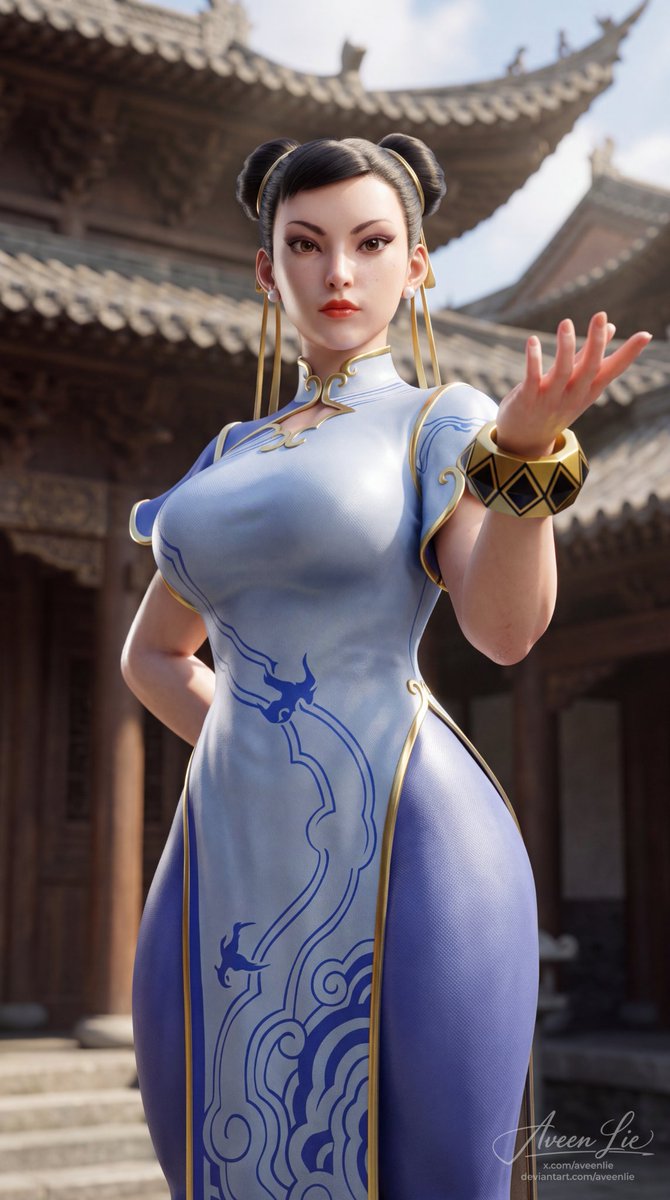 AveenLie's tweet photo. #ChunLi #春麗 #StreetFighter6 #スト6 #ストリートファイター６ https://t.co/y7kAESlfHX