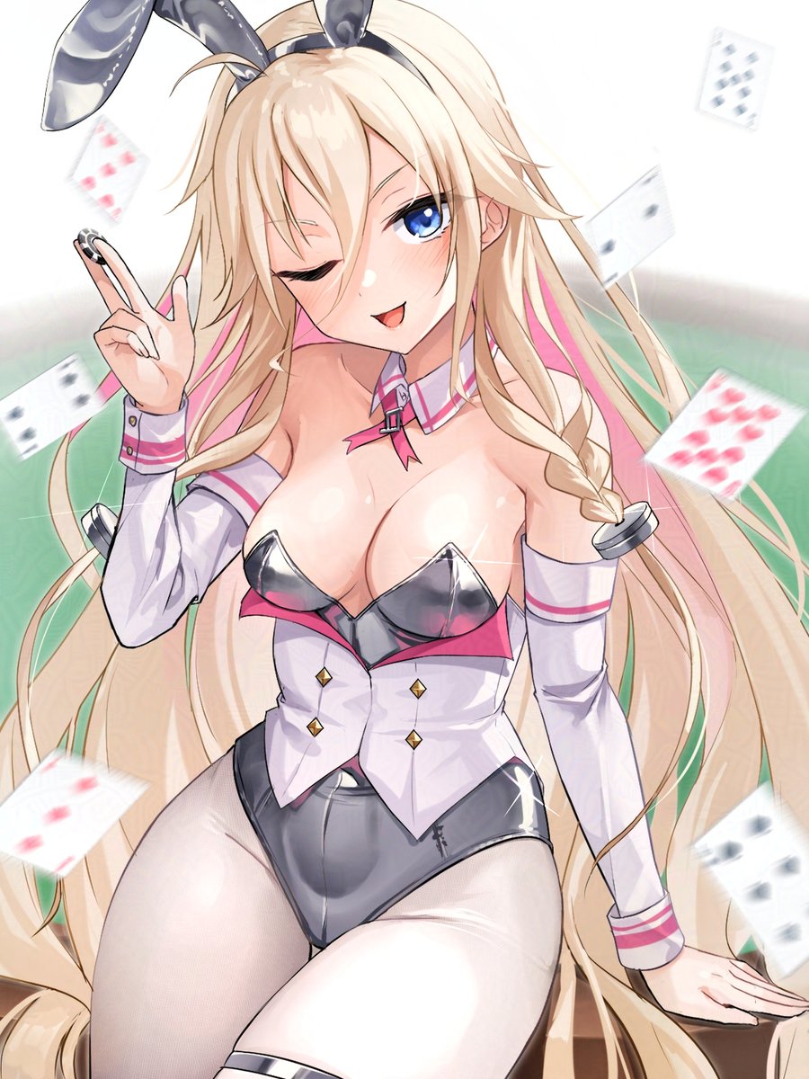 amaminekoko's tweet photo. シルバーバニー週間4日目
バニーIAちゃん「一勝負していかない？」 https://t.co/XDKtrpuFPR