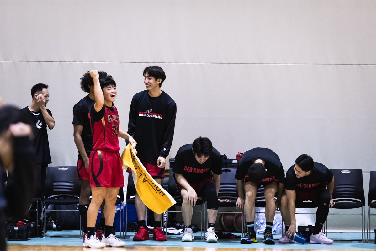 uni6pr's tweet photo. 2巡目もがんばるぞー‼️
#redsharks #日本大学 #大学バスケ
#オータムリーグ https://t.co/8fjU3aTYMz