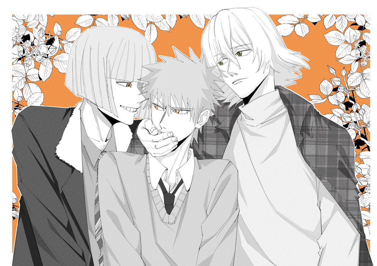HolyColorfulPig's tweet photo. you three guys...😈

#BLEACH https://t.co/FkWpJtKGTu
