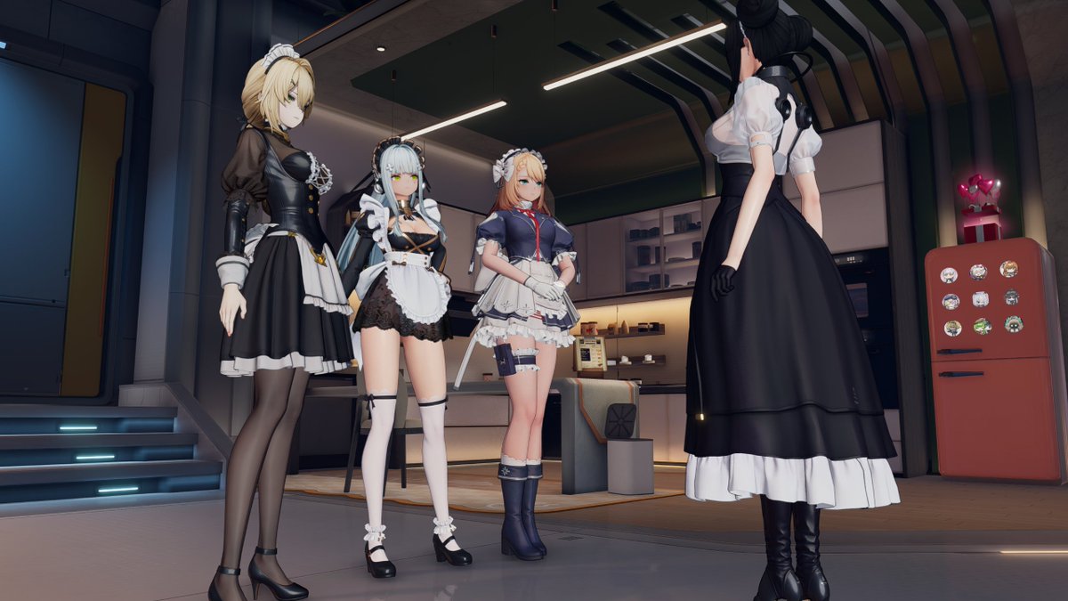 XDXDLZ's tweet photo. 女仆集会#GirlsFrontline2 https://t.co/h23epGYTtQ