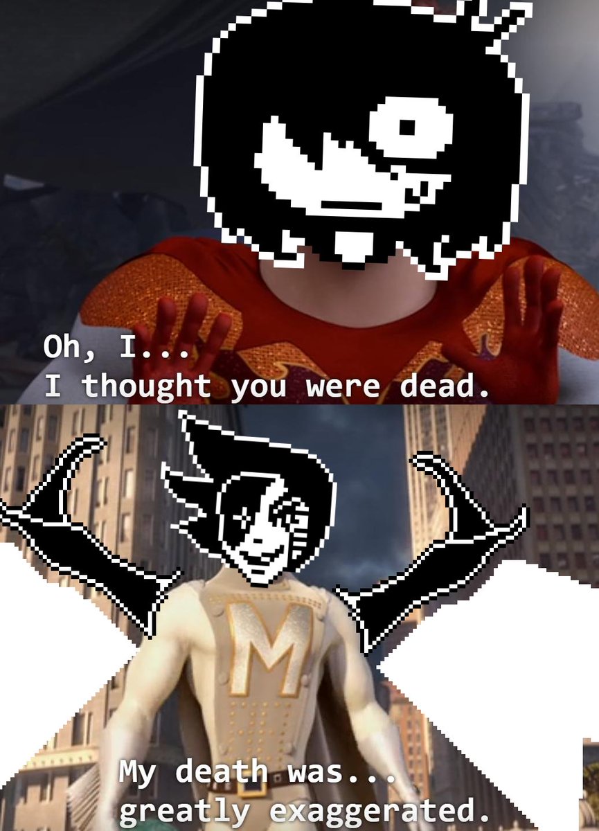 CisHettatonNeo's tweet photo. @CishetKris @CisHetMettaton Good to see I'm missed. https://t.co/0OYX4kcPVu