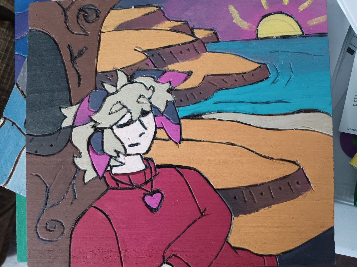 Maryann23359758's tweet photo. Was revisiting some art I did when #hermitcraft season 10 ended and I never uploaded this. Well, why not just post it now to celebrate #grian https://t.co/YSBShgrxZw