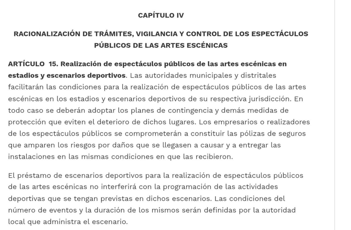 MariaLaAntonia's tweet photo. @leocaste22 Le parece que 52 partidos en el año frente a 5 conciertos no es darle prioridad? Ley dice que los escenarios deportivos debe prestarse para las artes escénicas! No interferir con programación deportivo pero el concierto está programado hace tiempo y DIMAYOR no reprogramo https://t.co/5JEjHBG1Oq