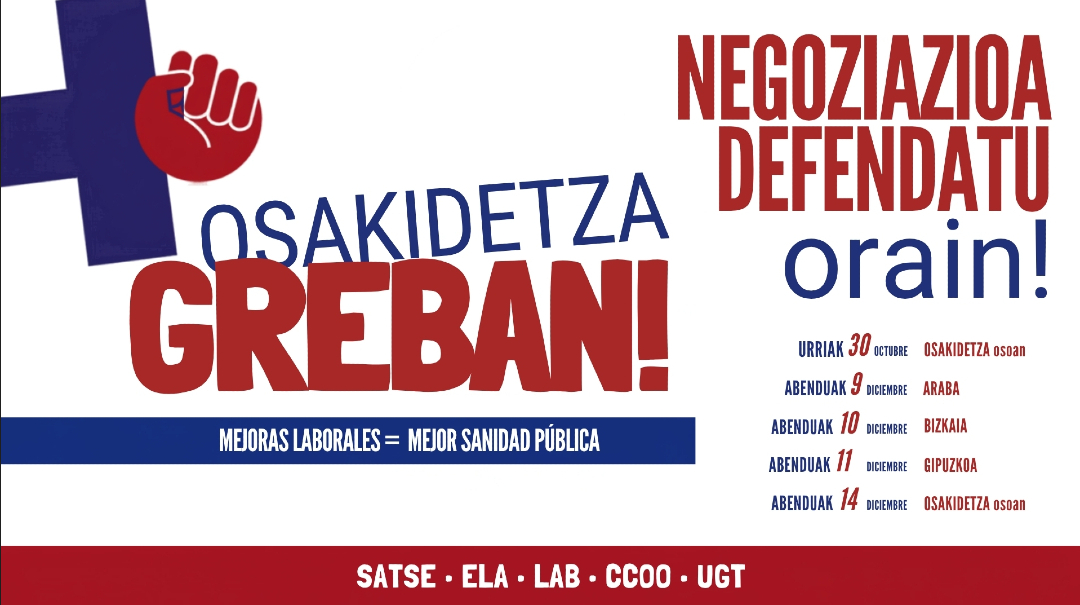 UGT_SP_EUSKADI's tweet photo. #UGTOsakidetza 📢Concentraciones en Osakidetza el 23-S
📅 Ya nos toca a todos y todas
👉 https://t.co/Jwm1U0s9CJ
💪 https://t.co/7YNVMOBlNh https://t.co/yJIx6uvuGc