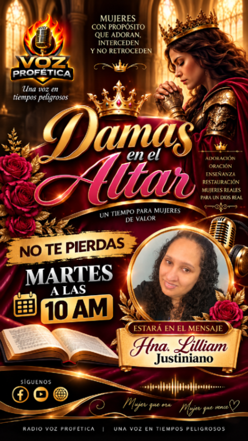 pbupd's tweet photo. 🔥 ¡HOY ES MARTES EN RADIO VOZ PROFÉTICA! 🔥
Una programación preparada para edificar, restaurar y fortalecer tu fe. 🙏🎙️
🕙 10:00 AM — Damas en el Altar 
🕖 7:00 PM — Martes Profético https://t.co/bcmvw1OpJw