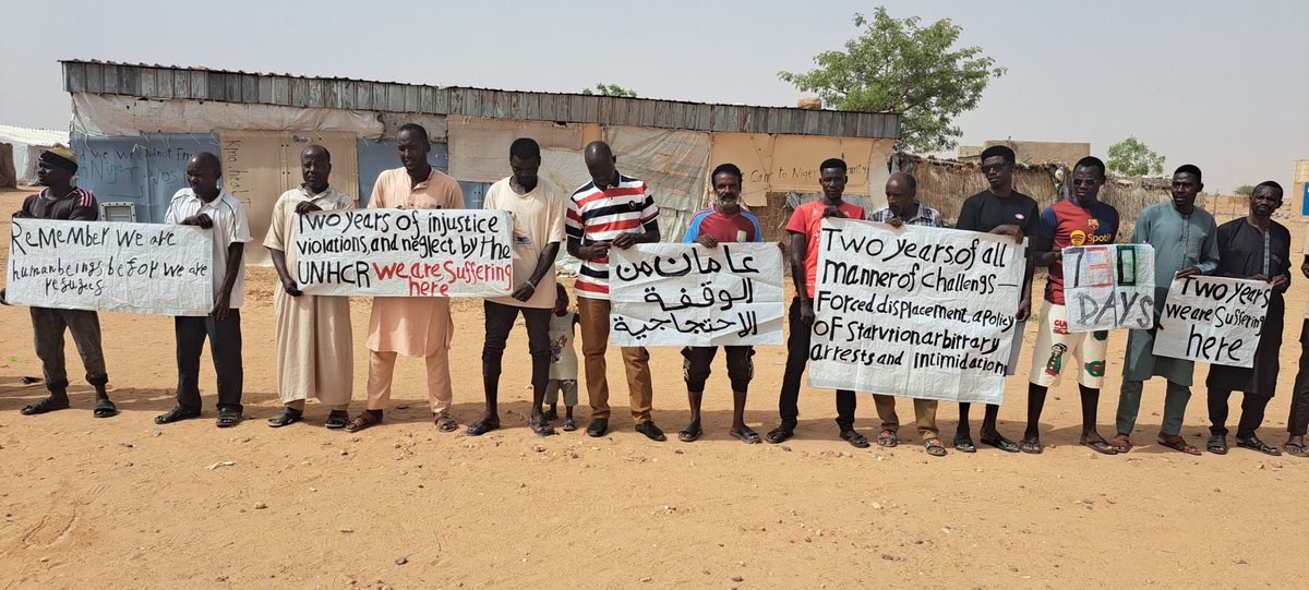 Mayor_refugees's tweet photo. #Two_years of peaceful protest Despite the neglect severe suffering catastrophic conditions and violations we remain steadfast in the face of all these abuses.
@RefugeesinLibya @hadjalahbib @HassanZ91825062 @MeltingPotEU @BeltramoPaolo @oliveegirl https://t.co/XBU4BrQTUU
