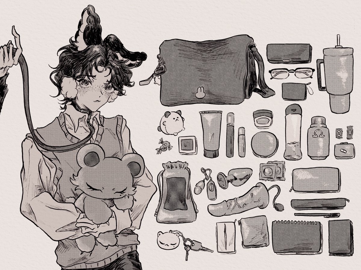 __myshkin's tweet photo. what’s in #shanebunny ’s bag? https://t.co/4P5Yx9cfUT