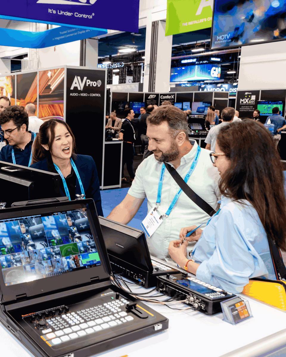 InfoComm tweet picture