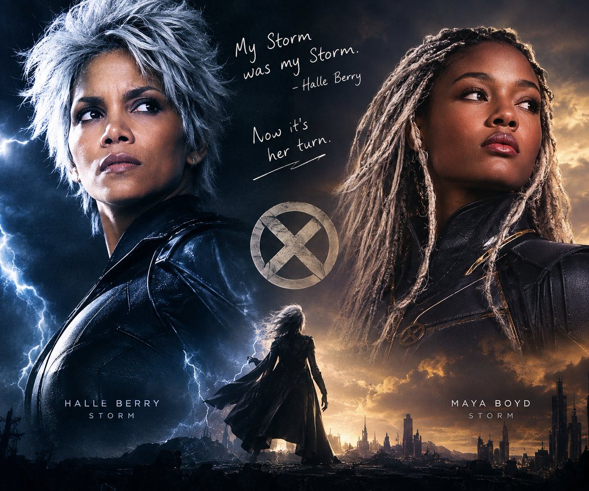 Divyadubeyy's tweet photo. Halle Berry saying “my Storm was my Storm” actually makes me more excited for Maya Boyd.

I don't think Maya should try to be the next Halle Berry.

She has to make Storm feel like hers.

That’s the only way an iconic character can survive a new generation.

And honestly, I’m curious to see what she does with it.