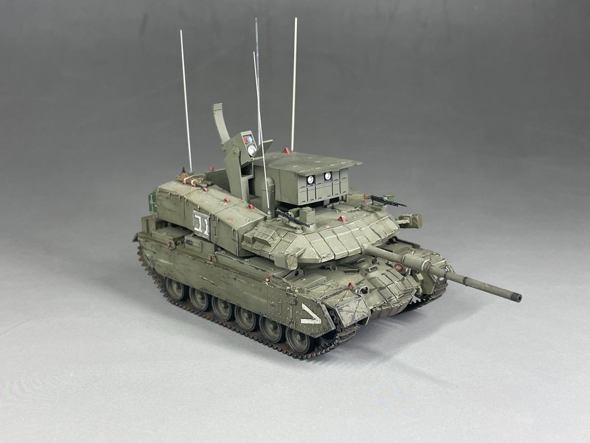 galmanna5's tweet photo. Don't be fooled by the fake cannon! The battlefield deceiver 'Pereh' is finally done #scalemodel #militarymodel #172scale #pereh #tankmodel #weathering https://t.co/OcixzGESS5