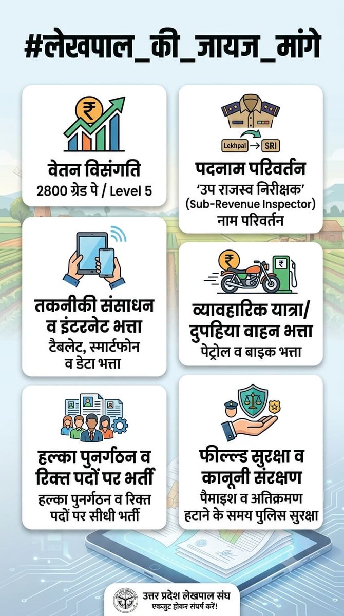 satyapr90304935's tweet photo. #लेखपाल_की_जायज_मांगे https://t.co/rJtKMsF5Ub