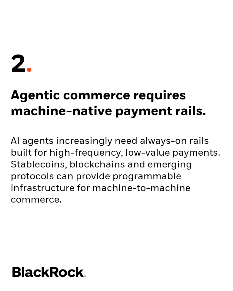 BlackRock's tweet photo. Our latest research paper explores the growing connection between AI and digital assets and explains why broad AI adoption may drive new demand, utility and applications across the digital asset economy. https://t.co/z5T88Orble https://t.co/GMxQqTVmUN