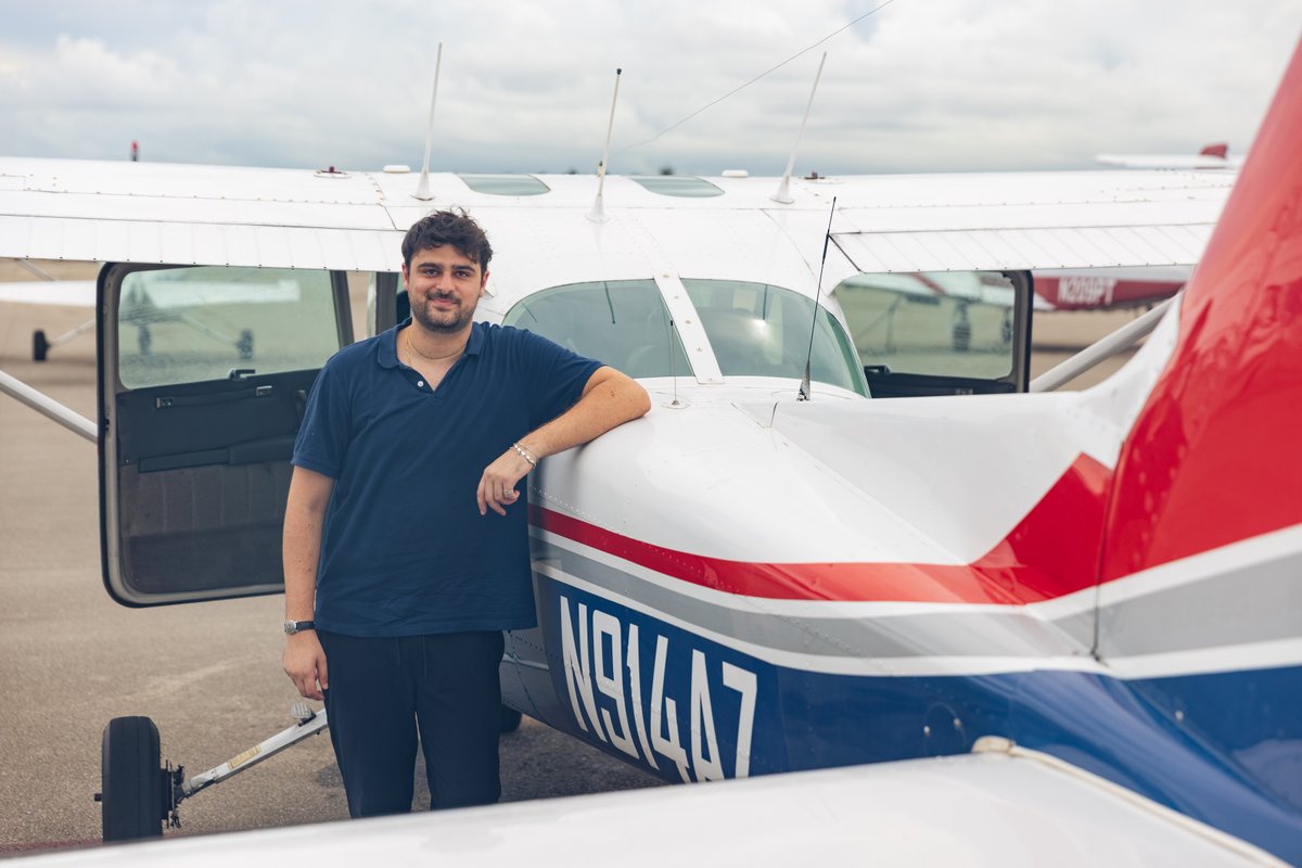 AviatorZone's tweet photo. There’s a unique moment in every pilot’s training when preparation meets confidence, and for David Suarez, that moment arrived with his FIRST SOLO flight.

#FirstSoloFlight #OrangeTail #AviatorZone #Pilot #Learning https://t.co/soNy43aukr